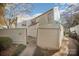 Front view of house with gated entryway at 7141 Stonington Ln, Charlotte, NC 28227