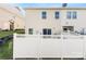 Fenced backyard that ensures privacy with a cozy patio area at 14423 Glendon Hall Ln, Charlotte, NC 28262
