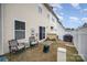 Small backyard with patio and grill at 14423 Glendon Hall Ln, Charlotte, NC 28262