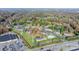Aerial view of community, highlighting its location and pool at 2705 North Center St # 74, Hickory, NC 28601