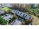 Aerial view of townhouses with ample parking and surrounding trees at 2705 North Center St # 74, Hickory, NC 28601