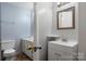 Bathroom with vanity, toilet and shower at 2705 North Center St # 74, Hickory, NC 28601
