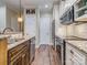 Kitchen features stainless steel appliances and granite countertops at 884 Park Slope Dr, Charlotte, NC 28209