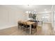 Bright dining area with a wood table and six chairs at 1094 Herrons Ferry Rd, Rock Hill, SC 29730