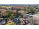 High-angle view of the house and surrounding area, showing neighborhood context at 1235 10Th Ne St, Hickory, NC 28601