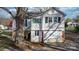 Side view of a house showcasing its exterior and a detached garage at 1235 10Th Ne St, Hickory, NC 28601