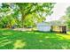 View of outbuilding and storage with backyard area at 2005 Robyn Ave, Shelby, NC 28152