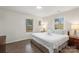 Spacious bedroom with king-size bed and wood floors at 2403 Mary Ave, Gastonia, NC 28052