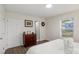 Bedroom with double bed and large closet at 2403 Mary Ave, Gastonia, NC 28052