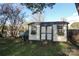 Large storage shed with windows and a wood-like finish at 2701 Palm Ave, Charlotte, NC 28205