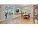 Formal dining room with hardwood floors, chandelier, and china cabinet at 5635 Ballinard Ln, Charlotte, NC 28277