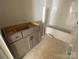 New bathroom featuring grey vanity and a sleek white alcove bathtub ready for customization at 9130 Dulwich Dr # Ken0079, Charlotte, NC 28215
