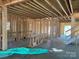 Home under construction, showing the interior framing at 9130 Dulwich Dr # Ken0079, Charlotte, NC 28215