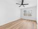 Bedroom featuring a modern ceiling fan and a scenic view at 1097 Georgetown Rd, Lincolnton, NC 28092