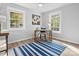 Spacious home office with wood floors and natural light at 201 Seneca Pl, Charlotte, NC 28210