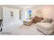 Relaxing sitting room with two chaise lounges and a decorative cabinet at 2452 Trollinger Dr, Catawba, NC 28609