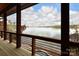 Stunning lake view from covered porch at 8058 Edgewater Dr, Norwood, NC 28128