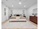 Main bedroom with hardwood floors and ceiling fan at 3417 Chilham Pl, Charlotte, NC 28226