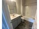 Clean bathroom with tub, shower, and vanity at 401 Imperial Way # 25, Albemarle, NC 28001