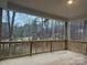 Wooden deck overlooking a wooded area at 401 Imperial Way # 25, Albemarle, NC 28001