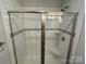 Modern shower with white tile and glass door at 401 Imperial Way # 25, Albemarle, NC 28001