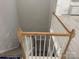 Wooden staircase with simple, clean design at 401 Imperial Way # 25, Albemarle, NC 28001