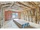 An unfinished attic space with exposed insulation, plywood subfloor and drywall at 4615 Yellow Poplar Ln, Concord, NC 28025