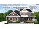 Charming home exterior showcasing beautiful colors and details including stonework and shutters at 4615 Yellow Poplar Ln, Concord, NC 28025