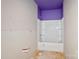 New tub and fixtures in an unfinished bathroom waiting to be transformed into your ideal design at 4641 Yellow Poplar Ln, Concord, NC 28025