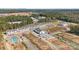 Aerial view of new townhome community under construction at 1194 Lost Cove Rd, Indian Land, SC 29707