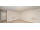 This room is carpeted and offers neutral walls and recessed lighting at 159 Rubys Way # 35, Oakboro, NC 28129