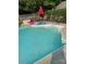 Relaxing pool area with plenty of space for lounging at 1801 Brandywine Dr, Matthews, NC 28105