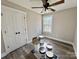 Bedroom with double doors and vinyl flooring at 3537 Taxahaw Rd, Lancaster, SC 29720