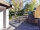 Landscaped backyard with storage shed at 716 Ellsworth Rd, Charlotte, NC 28211