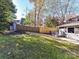 Large backyard with shed and privacy fence at 716 Ellsworth Rd, Charlotte, NC 28211