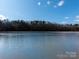 Calm lake view with treeline in the distance and a clear blue sky with some wispy clouds on a sunny day at 111 Sentinel Ct, Mooresville, NC 28115