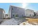 Rear view of a two-story house with gray siding at 1345 31St Ne St, Conover, NC 28613