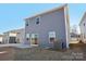 Rear view of a two-story house with gray siding at 1345 31St Ne St, Conover, NC 28613