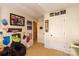 Bright bedroom with ample closet space and playful decor at 140 Rock Ridge Ln, Mount Holly, NC 28120