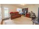 Den with sliding door access to backyard at 140 Rock Ridge Ln, Mount Holly, NC 28120