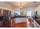 Modern kitchen with stainless steel appliances and hardwood floors at 140 Rock Ridge Ln, Mount Holly, NC 28120