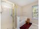 Bathroom featuring a garden tub and a separate shower at 4813 Chesney Nw St, Concord, NC 28027