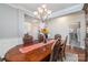 Formal dining room with a view into the kitchen at 4813 Chesney Nw St, Concord, NC 28027