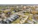 Stunning aerial view of neighborhood showcases well-spaced homes, mature trees, and inviting streets at 511 E Main St, Rock Hill, SC 29730