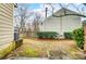 Small backyard with a partially fenced area at 6102 Heath Ridge Ct # G, Charlotte, NC 28210