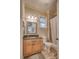 Bathroom with granite vanity and a tub shower combo at 9267 Egret Rdg # 41, Belmont, NC 28012