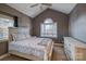 Bedroom with vaulted ceiling and window seat at 9267 Egret Rdg # 41, Belmont, NC 28012