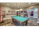 Basement game room with pool table and wet bar at 9267 Egret Rdg # 41, Belmont, NC 28012