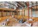 Spacious unfinished basement with exposed piping, support beams, and concrete footers ready for customization at 958 Sherwood Cir, Lancaster, SC 29720