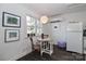 Small dining area with round table and chairs, near kitchen at 110 Fern Haven Ln, Mooresville, NC 28117